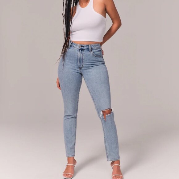 EUC Women's ABERCROMBIE‎ & FITCH The Skinny High Rise Jean | Size 4R/27 - Picture 1 of 10